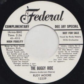 RUDY MOORE – BUGGY RIDE / RING A-LING DONG - FEDERAL 45 RE