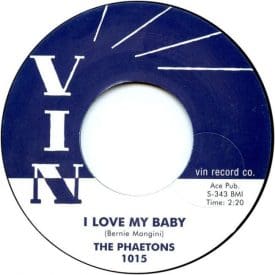 The Phaetons – I Love My Baby / As You Know – Vin 45