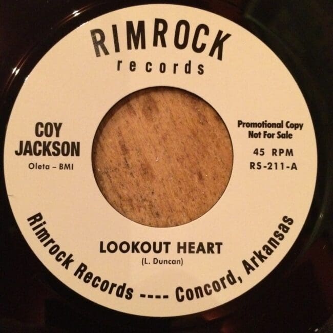 Coy Jackson – Lookout Heart / Bob Luman – Envy
