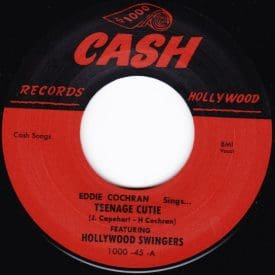 EDDIE COCHRAN - I'M READY / TEENAGE CUTIE - CASH 45 RE
