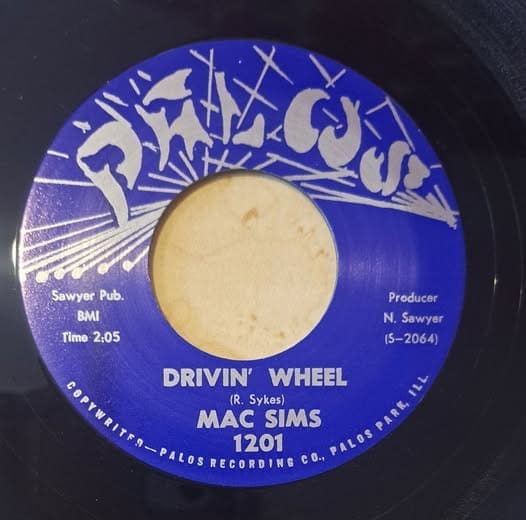 Mac Sims drivin wheel Palos